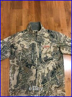 Sitka Gear Mens 90% Soft Shell Gore Jacket 50072 Open Country Size Medium EUC