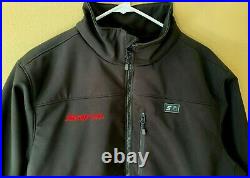 Snap On Tools HEATED Work Jacket Black Men's Size Large Power Winter Coat L Logo