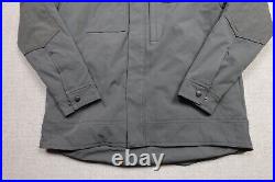 Snap-on Jacket Mens Large Gray Soft Shell Hooded Winter Mechanic Tools NWT