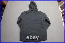 Snap-on Jacket Mens Large Gray Soft Shell Hooded Winter Mechanic Tools NWT