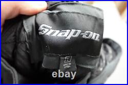 Snap-on Jacket Mens Large Gray Soft Shell Hooded Winter Mechanic Tools NWT