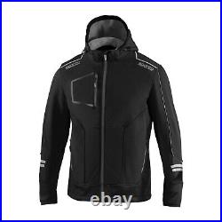 Sparco Jacket Softshell Men Hooded TECH Black s. M