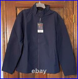 St. John's Bay Mens Harrington Soft Shell Jacket Size Large Color Signature Navy