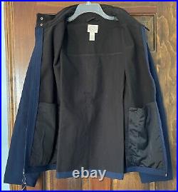 St. John's Bay Mens Harrington Soft Shell Jacket Size Large Color Signature Navy