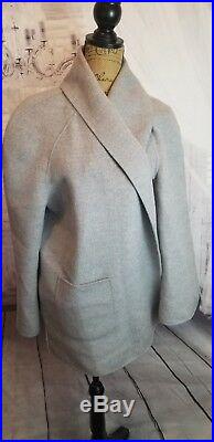 St john xl coat jacket cover up gray spring angora cashmere NWT NEW $899.00