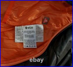 Stio Black Quilted Lightweight Primaloft Puffer Jacket Coat Size Medium M