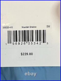 Stio Hometown Down Blue Hooded Packable Puffer Vest Full Zip 800 Fill Men Small