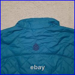 Stio Men's Skycrest Jacket Snap Shirt Blue Size 2XL XXL Insulated Puffer Shacket