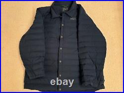 Stio Skillet Jacket Mens XXL Blue Goose Down Lightweight Packable Puffer Coat