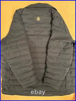 Stio Skillet Jacket Mens XXL Blue Goose Down Lightweight Packable Puffer Coat