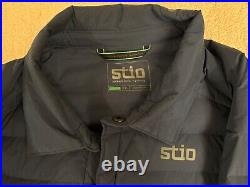 Stio Skillet Jacket Mens XXL Blue Goose Down Lightweight Packable Puffer Coat