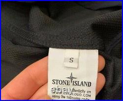 Stone Island 41027 Light Soft Shell-R Pirmaloft Navy Blue SS15 Jacket Sz Small
