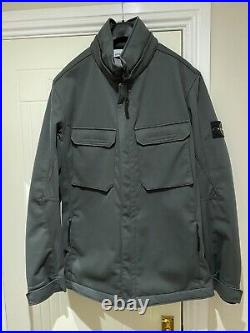 Stone Island Concealed Hooded Soft Shell R Terry Jacket XXL 100% Legit