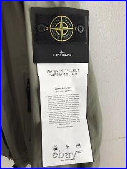 Stone Island Jacket Water Repellent Supima Cotton / Khaki / Size M / Rrp£575