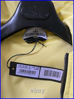 Stone Island Men's Soft Shell Jacket Lemon Yellow Retail $588 NWT Xxl 2xl