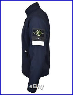 Stone Island SS18 Navy Blue Light Soft Shell-R Jacket BNWT RRP £395