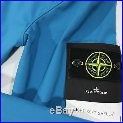 Stone Island Soft Shell Jacket Blue