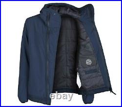 Stone Island Soft Shell Jacket Blue Size XL Primaloft Fill