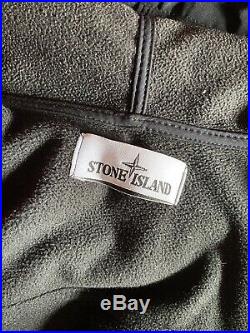 Stone Island Soft Shell R Jacket, Black, Size Medium, 100% Genuine