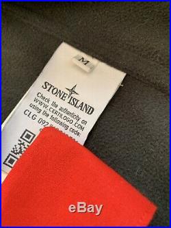Stone Island Soft Shell R Jacket Size Medium Black