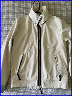 Stone Island Soft Shell R Jacket White Size M Packable Hood