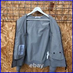 Stone Island Soft-Shell R hooded jacket L LARGE grey Shadow ghost marina