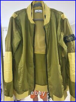 Stone Island jacket Nylon Metal Watro Shimmer Lime Green