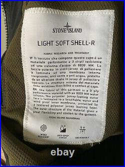 Stone Island soft shell hoodie jacket XL