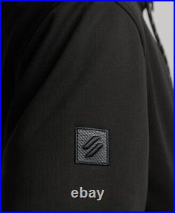 Superdry Men's Tech Soft Shell Track Jacket Black