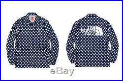 Supreme The North Face Packable Coach Jacket Stars Navy Blue Size XL Extra Large