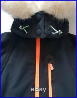 Sweaty Betty Exploration Ski Jacket XS Black/multi Fur Hood
