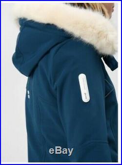 Sweaty Betty Exploration Softshell Ski Jacket Beetle blue size Medium BNWT