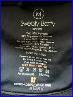 Sweaty Betty Exploration Softshell Ski Jacket Black Size M SB1469-C
