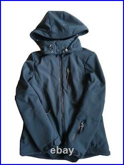 Sweaty Betty Exploration Softshell Ski Jacket Size XS Beetle Blue