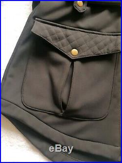 Sweaty Betty Softshell Ski Jacket Black With Gold Zips Size S 1896-C
