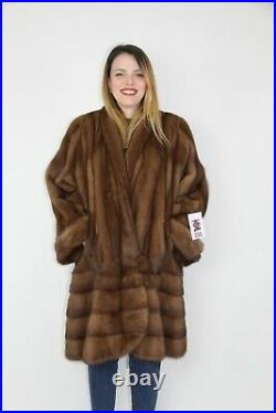 Swinger Mink Coat Pelliccia Visone Jacket Nerz Fox Pelzmantel Fur