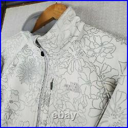 THE NORTH FACE Large Womens Apex Bionic Coloring Book White Softshell Jacket