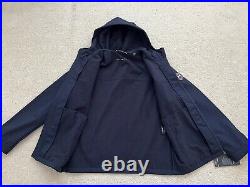 TH Tommy Hilfiger Men's Logo Graphic Hooded Soft-Shell Jacket Navy Blue M