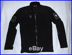 TRIPLE AUGHT DESIGN Wool blend TRACER Jacket-Size Medium withPatches-Black-Great