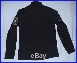 TRIPLE AUGHT DESIGN Wool blend TRACER Jacket-Size Medium withPatches-Black-Great