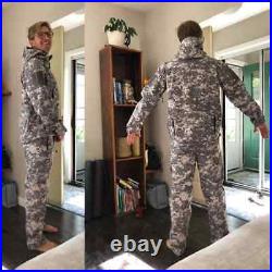 Tactical Jackets + Pants Men Coat Army Camo Hunting Suit Military Hiking Set