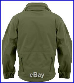 Tactical Soft Shell Jacket Olive Waterproof Windproof Special Ops Rothco 9745