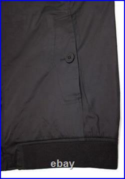 Ted Baker Mens XL Monaco Bomber Jacket Full Zip Coat Rain Resistant Black Casual