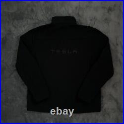 Tesla Motors Corporate Employee Softshell Jacket Black Size Large
