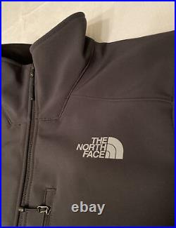 The NORTH FACE Nvidia Logo Small Bionic Apex Soft Shell Zip Jacket Coat Black