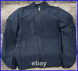 The Normal Brand Jacket Coat 3 Season Softshell Full Zip Navy Blue Small S NWT
