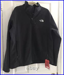 The North Face Apex Barrier Black Soft Shell, Mens Jacket Size Large Brand New