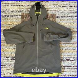 The North Face Apex Flex Waterproof Soft Shell Hoody Hoodie Jacket Green Large