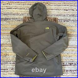 The North Face Apex Flex Waterproof Soft Shell Hoody Hoodie Jacket Green Large