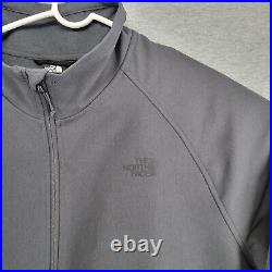 The North Face Jacket Mens XXL Gray Camden Soft Shell Windwall Full Zip Logo New